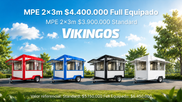 PROMOCIÓN 2X3 METROS FULL EQUIPADO 4.400.000 Y STANDARD EN 3.900.000